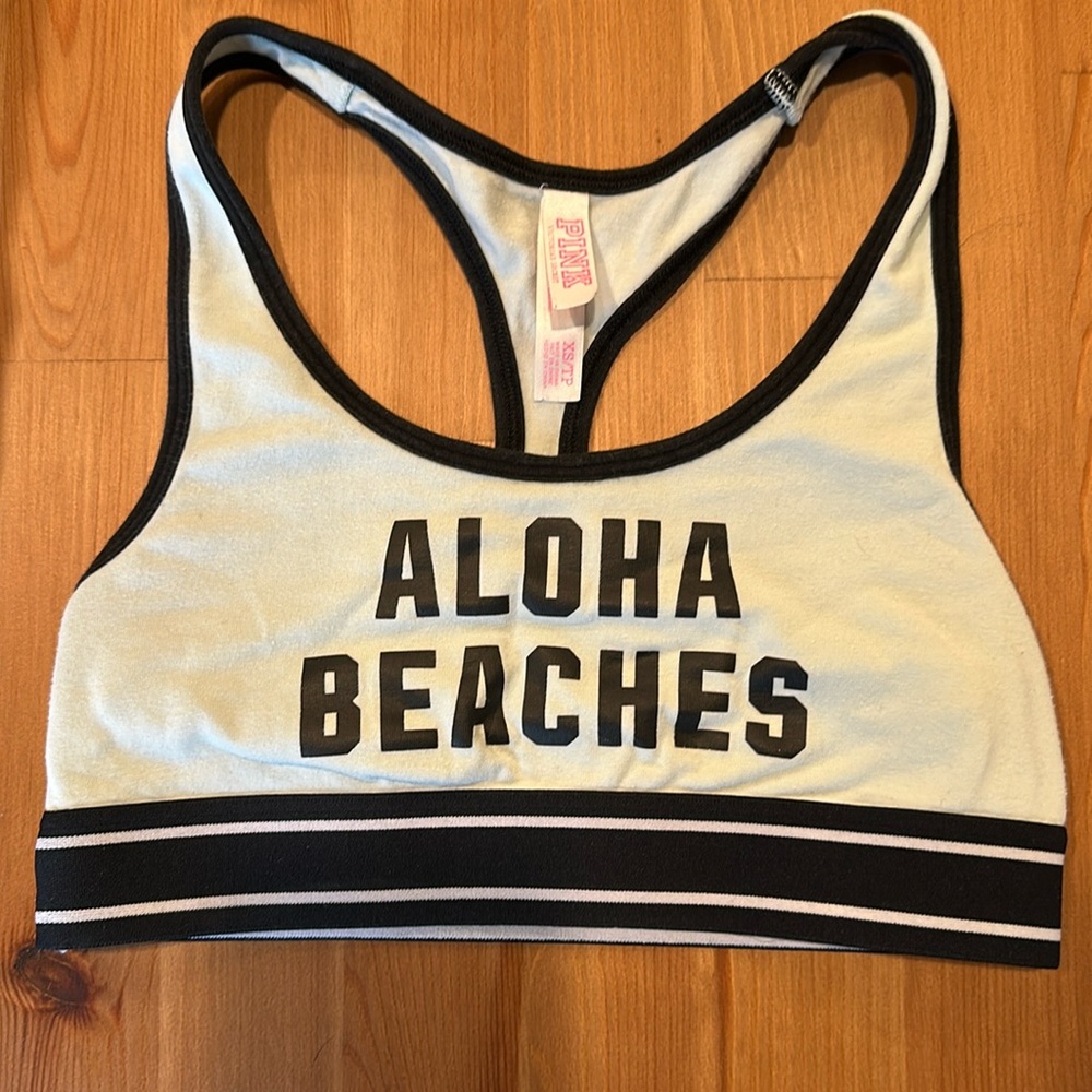 PINK Aloha Beaches Mint Bra